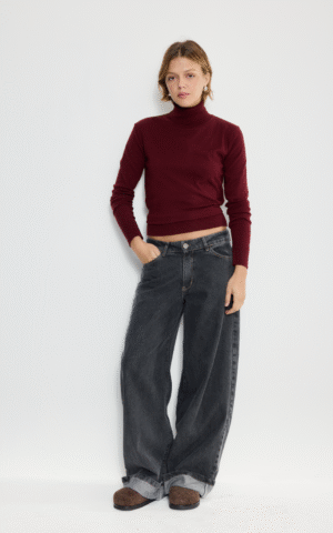 Jeans Inquieta Denim – Wide Tiro Bajo 1896